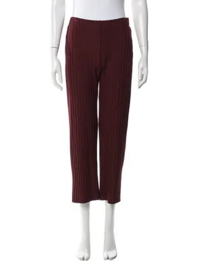 Pre-owned Simon Miller Wide Leg Pants In Burgundy