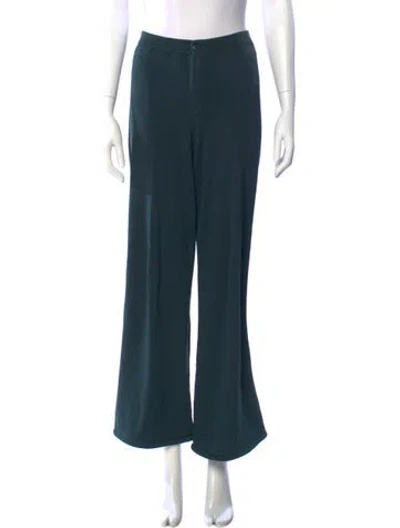 Pre-owned Simon Miller Wide Leg Pants In Green