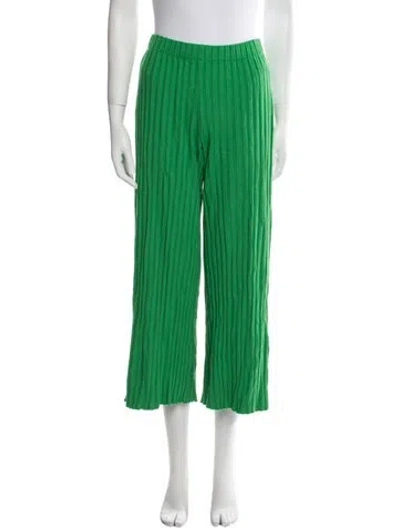 Pre-owned Simon Miller Wide Leg Pants In Green