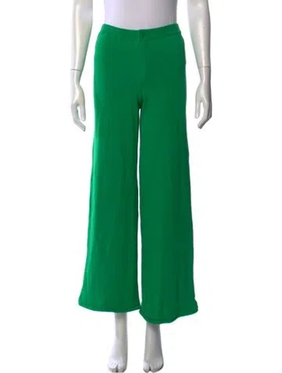 Pre-owned Simon Miller Wide Leg Pants In Green