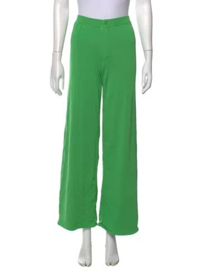 Pre-owned Simon Miller Wide Leg Pants In Green