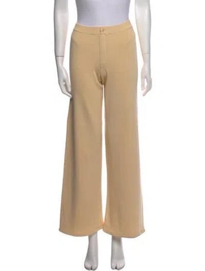 Pre-owned Simon Miller Wide Leg Pants In Neutral