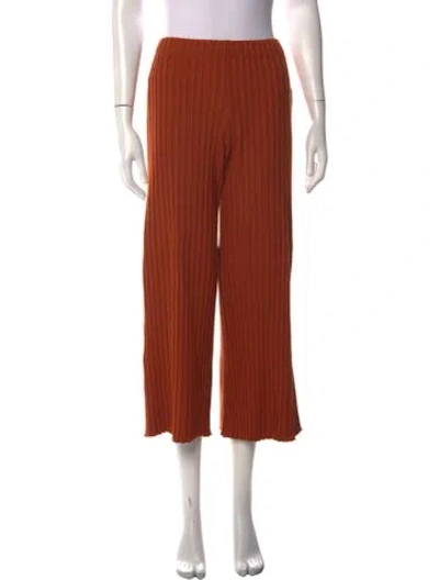 Pre-owned Simon Miller Wide Leg Pants In Orange