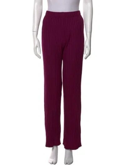 Pre-owned Simon Miller Wide Leg Pants In Purple