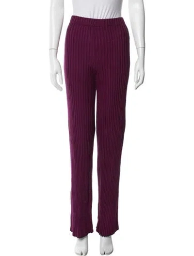 Pre-owned Simon Miller Wide Leg Pants In Purple