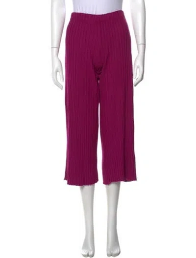 Pre-owned Simon Miller Wide Leg Pants In Purple
