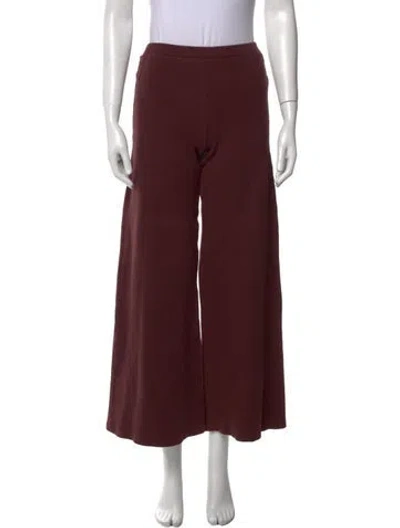 Pre-owned Simon Miller Wide Leg Pants In Red