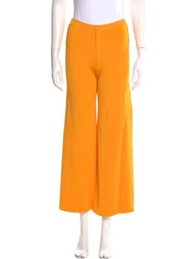 Pre-owned Simon Miller Wide Leg Pants In Yellow