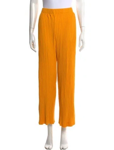 Pre-owned Simon Miller Wide Leg Pants In Yellow