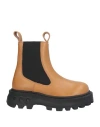 Simon Miller Woman Ankle Boots Tan Size 8 Leather In Brown