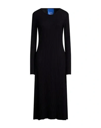 Simon Miller Woman Midi Dress Black Size L Rayon, Elastane