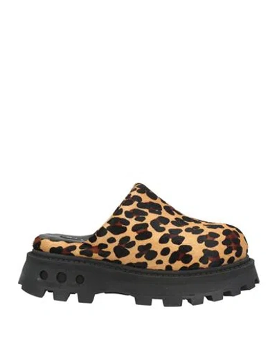 Simon Miller Woman Mules & Clogs Sand Size 7 Leather In Multi