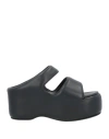 Simon Miller Bubble Vegan Two-band Platform Sandals In Black