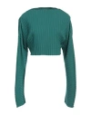 Simon Miller Woman T-shirt Green Size M Modal, Elastane In Green