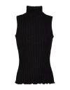 Simon Miller Woman T-shirt Black Size S Micro Modal, Elastane In Black