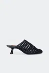 Simon Miller Women's Crochet Beep Mule In Black In Black
