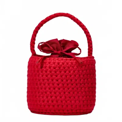 Simon Miller Women's Crochet Grab Bag In Paprika In Red