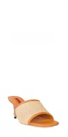 Simon Miller Women's Playa Bamboo Heel In Natural In Multi