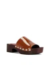 Simon Miller Rio Wood Platform In Brown