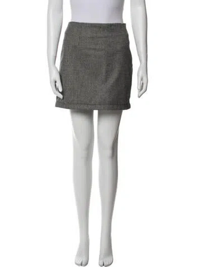 Pre-owned Simon Miller Wool Mini Skirt In Gray