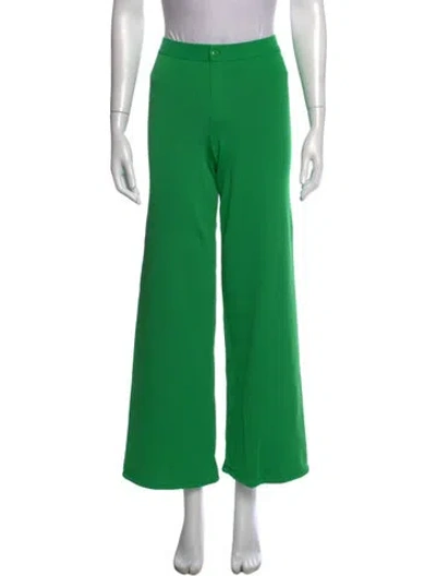 Pre-owned Simon Miller Wool Wide Leg Pants In Green