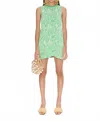 Simon Miller Zana Knit Mini Dress In Gummy Green Palm Leaf In Green