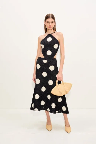 Simon Miller Zorah Crochet Skirt In Black