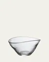 Simon Pearce Barre Medium Glass Bowl In Transparent