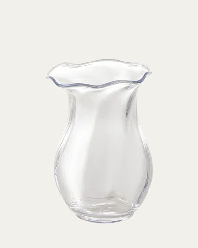 Simon Pearce Chelsea Small Optic Vase In Transparent