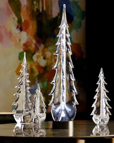 Simon Pearce Evergreen 26" Glass Tree In Clear
