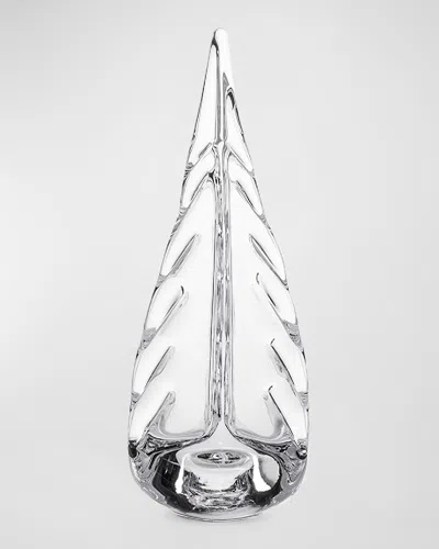 Simon Pearce Ice Laden Evergreen Glass Tree, 12" In Transparent