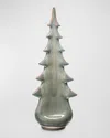 Simon Pearce Moss Glen Pottery Evergreen Tree In Gift Box, 14" In Moss