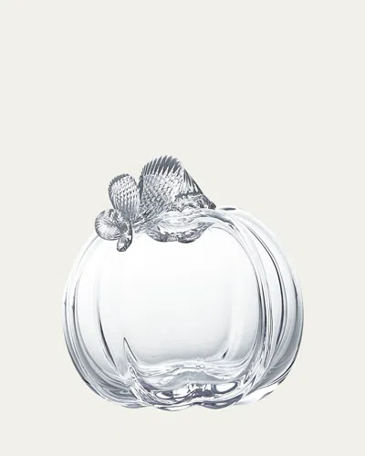 Simon Pearce Small Glass Pumpkin With Twisted Stem