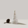 Simon Pearce Snowdrift Conical Tree In Clear