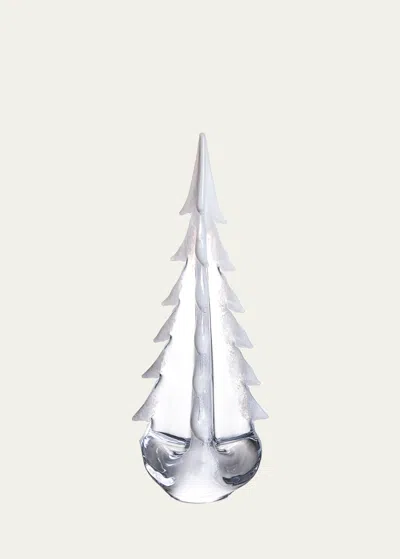 Simon Pearce Snowy Branches Glass Tree - 16" In Transparent