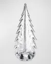 Simon Pearce Vermont Crackle Evergreen Glass Tree, 14" In Clear
