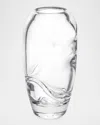Simon Pearce Waterbury Medium Vase, 9.25" In Clear