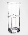 Simon Pearce Woodbury Large Twist Vase, 13.5" In Clear