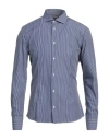 Simon Venäjän Man Shirt Midnight Blue Size 17 Cotton