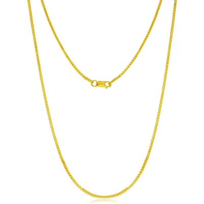 Simona 14k Gold Fill Box Chain Necklace