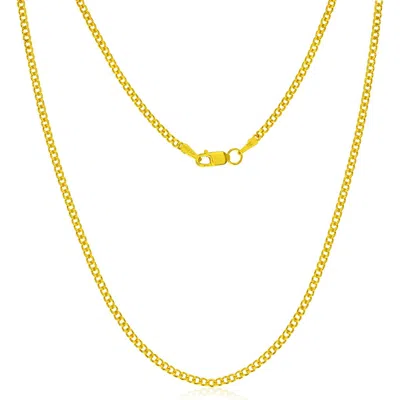 Simona 14k Gold Fill Cuban Chain Necklace