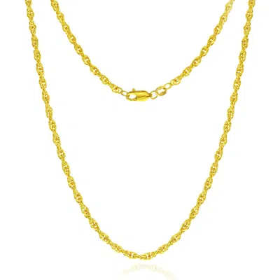 Simona 14k Gold Fill Rope Chain Necklace