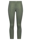 Simona-a Simona A Woman Pants Military Green Size S Viscose, Polyamide, Elastane In Green