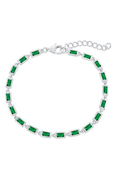 Simona Bezel Cubic Zirconia Bracelet