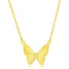 Simona Butterfly Pendant Necklace In Gold