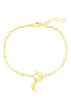 Simona Charm Bracelet In Gold
