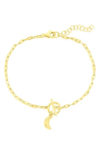Simona Charm Bracelet In Gold Moon