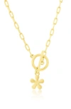 Simona Charm Necklace In Gold