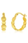Simona Circle Hoop Earrings In Gold
