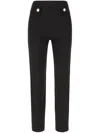 SIMONA CORSELLINI BUTTON-DETAILING TROUSERS